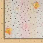 Tulle « Arc-en-ciel Ciel des fées » avec fleurs en 3D et étoiles - Ribes y Casals
