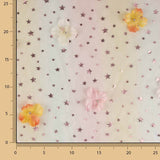 Tulle « Arc-en-ciel Ciel des fées » avec fleurs en 3D et étoiles - Ribes y Casals