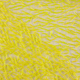 Tulle jaune avec bugles brodés - Ribes y Casals