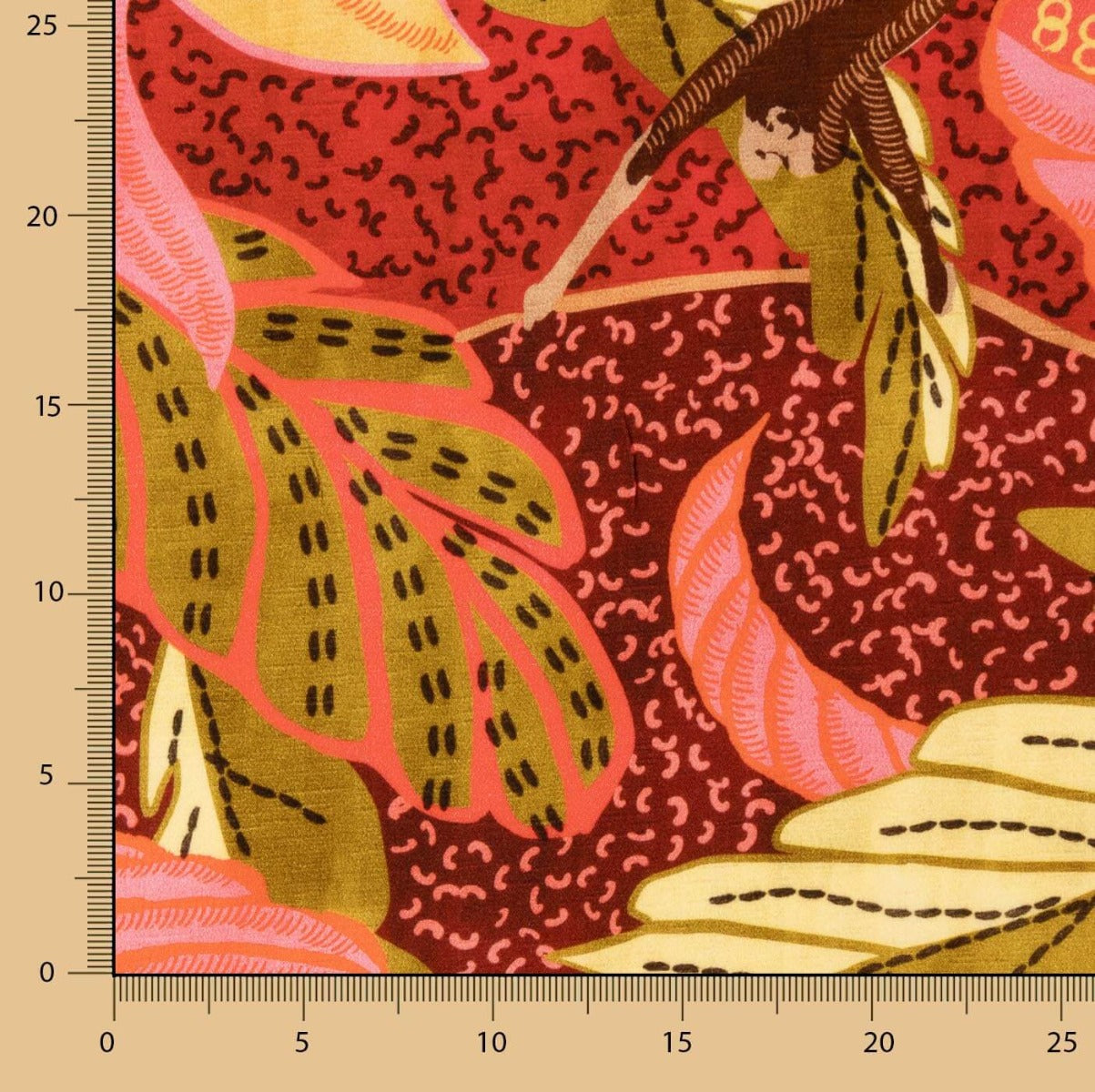 Crêpe Viscose Tropical - Ribes y Casals