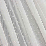 Tulle extensible blanc effet gouttes d'eau - Ribes y Casals