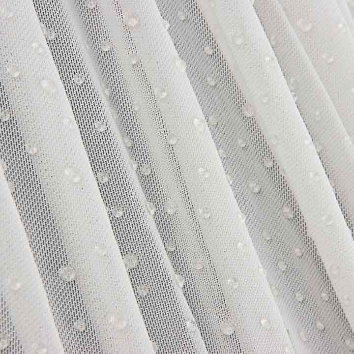 Tulle extensible blanc effet gouttes d'eau - Ribes y Casals