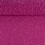 Tulle extensible fuchsia effet gouttes d'eau - Ribes y Casals