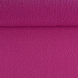Tulle extensible fuchsia effet gouttes d'eau - Ribes y Casals