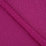 Tulle extensible fuchsia effet gouttes d'eau - Ribes y Casals