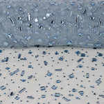 Tulle de luxe bleu avec strass assortis - Ribes y Casals