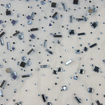 Tulle de luxe bleu avec strass assortis - Ribes y Casals