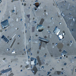 Tulle de luxe bleu avec strass assortis - Ribes y Casals