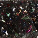 Tulle de luxe noir avec strass multicolores - Ribes y Casals