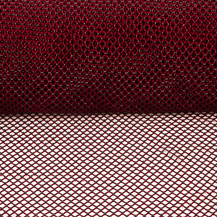 Réseau grenat avec strass noirs - Ribes y Casals