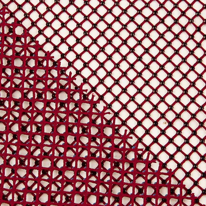 Réseau grenat avec strass noirs - Ribes y Casals