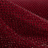 Réseau grenat avec strass noirs - Ribes y Casals