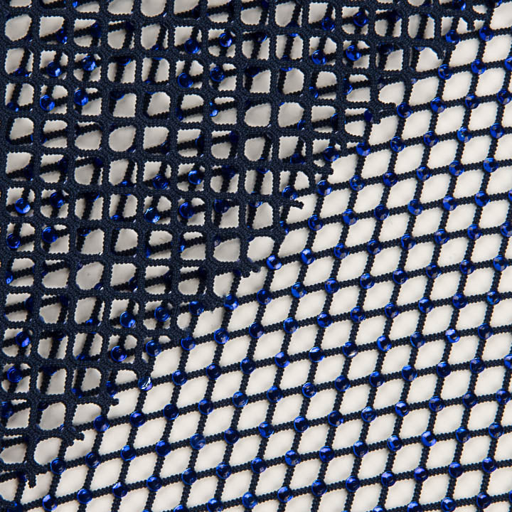 Réseau bleu marine avec strass bleus brillants - Ribes y Casals