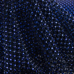 Réseau bleu marine avec strass bleus brillants - Ribes y Casals
