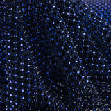 Réseau bleu marine avec strass bleus brillants - Ribes y Casals