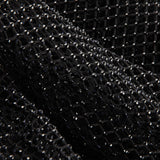 Filet noir avec strass brillants - Ribes y Casals
