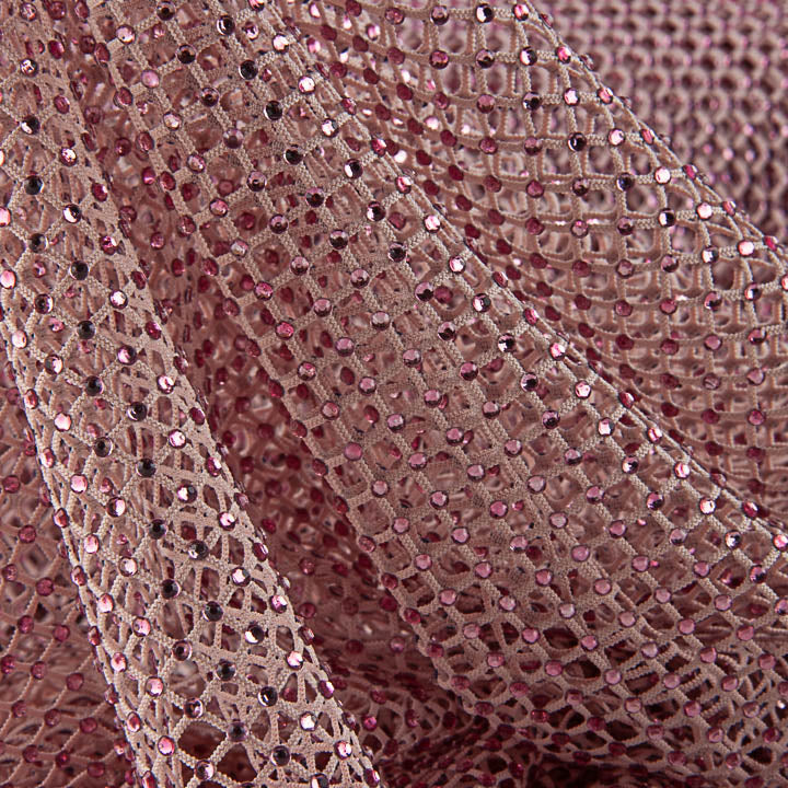 Filet rose avec strass brillants - Ribes y Casals