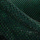 Filet vert orné de strass brillants - Ribes y Casals