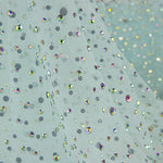 Tulle bleu clair avec strass irisés - Ribes y Casals