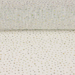 Tulle blanc avec strass irisés - Ribes y Casals