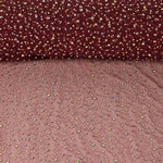 Tulle bordeaux avec strass irisés - Ribes y Casals