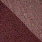 Tulle bordeaux avec strass irisés - Ribes y Casals