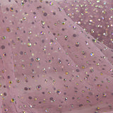 Tulle rose pâle avec strass irisés - Ribes y Casals