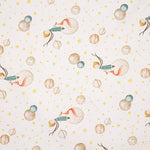 Drap en tissu de coton imprimé « Le Petit Prince et les planètes » - Ribes y Casals