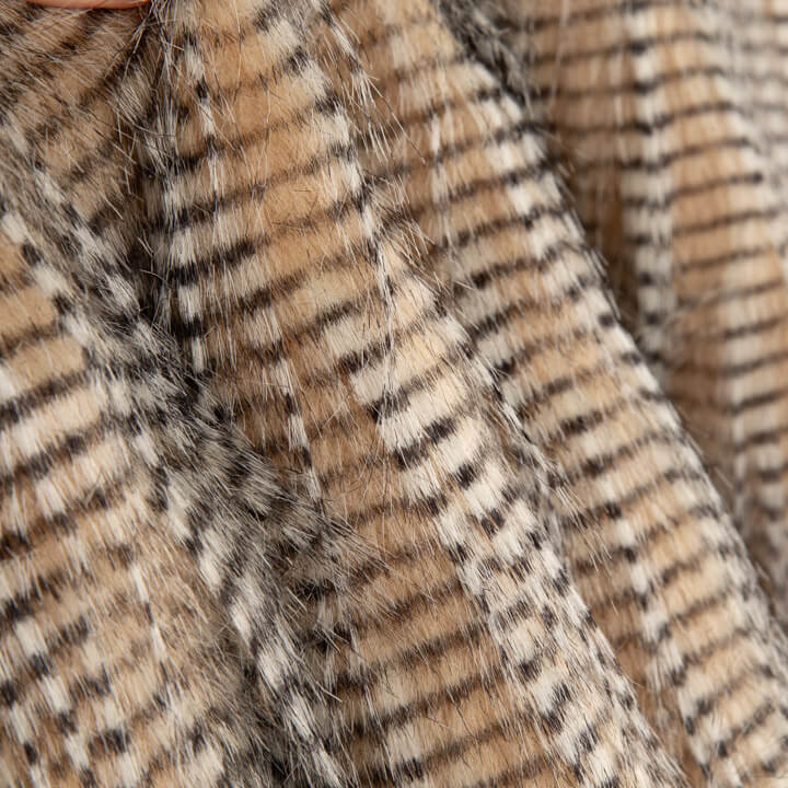 Poil long effet chat sauvage Lynx marron - Ribes y Casals