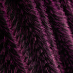 Poil long effet renard Zafira fuchsia et noir - Ribes y Casals