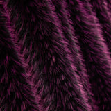 Poil long effet renard Zafira fuchsia et noir - Ribes y Casals