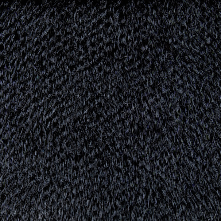 Poil long effet renard Zafira bleu et noir - Ribes y Casals