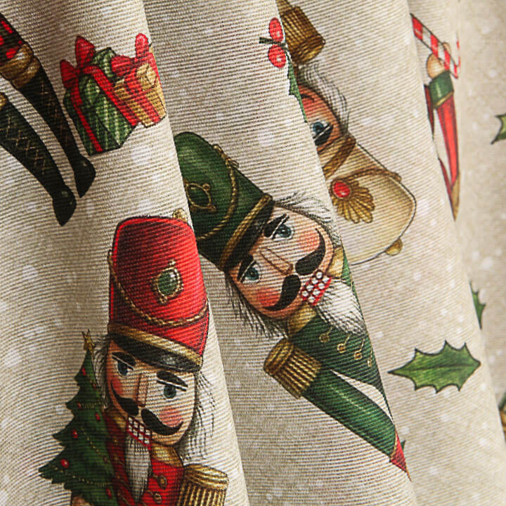 Toile de coton imprimée « Les petits soldats de Casse-Noisette » - Ribes y Casals