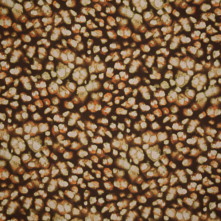 Tissu de viscose imprimé double face « Mosaico Tierra » - Ribes y Casals