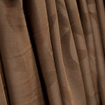 Tissu de viscose imprimé recto-verso, motifs abstraits en formes de vagues « Terre » - Ribes y Casals