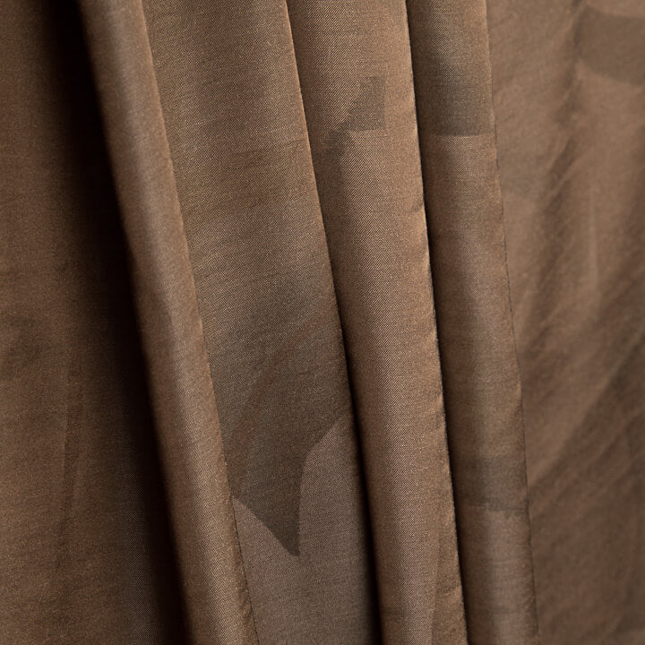 Tissu de viscose imprimé recto-verso, motifs abstraits en vagues, vert d'eau - Ribes y Casals