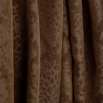 Tissu de viscose imprimé recto-verso, imprimé animal animalier serpent marron - Ribes y Casals