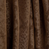 Tissu de viscose imprimé recto-verso, imprimé animal animalier serpent marron - Ribes y Casals