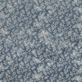 Velours côtelé imprimé fleurs vintage bleu - Ribes y Casals