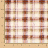 Coraline imprimée à tartan couleur terre - Ribes y Casals