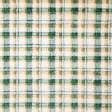 Polaire coral imprimée à tartan verts - Ribes y Casals