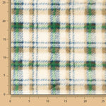 Polaire coral imprimée à tartan verts - Ribes y Casals