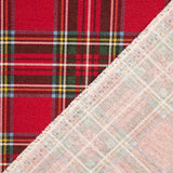 Toile lurex de Noël à carreaux rouges - Ribes y Casals