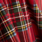 Toile lurex de Noël à carreaux rouges - Ribes y Casals