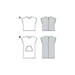 Patrón Burda 9282 Camisa y Vestido - Ribes y Casals