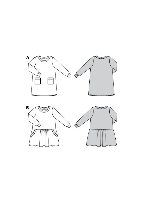 Patron de Couture Burda 9286 Robe - Ribes y Casals