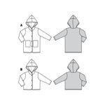 Patron de Couture Burda 9289 Manteau - Ribes y Casals