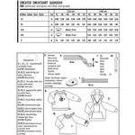 Patron de Couture Burda 9308 Sweatshirt - Ribes y Casals