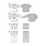 Patron de Couture Burda 9326 Pyjamas - Ribes y Casals