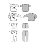 Patron de Couture Burda 9326 Pyjamas - Ribes y Casals